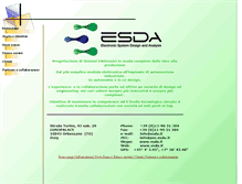 Tablet Screenshot of esda.it