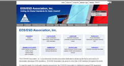 Desktop Screenshot of esda.org